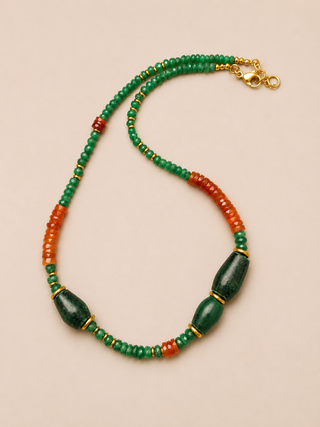 Emerald Sunset Necklace