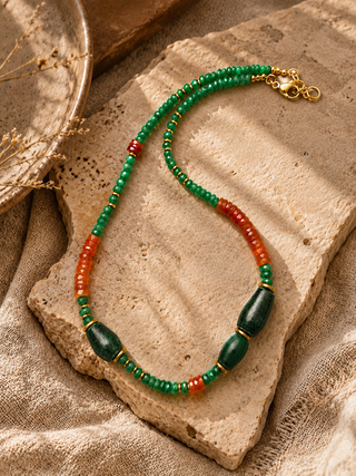 Emerald Sunset Necklace