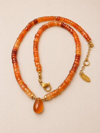 Carnelian Glow Necklace
