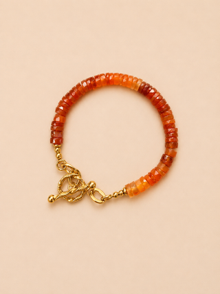 Carnelian Glow Bracelet