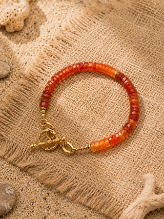Carnelian Glow Bracelet