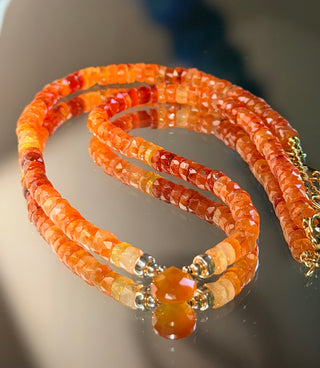 Carnelian Glow Necklace