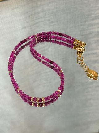Ruby Radiance | Premium Natural Ruby & 9K Gold Necklace