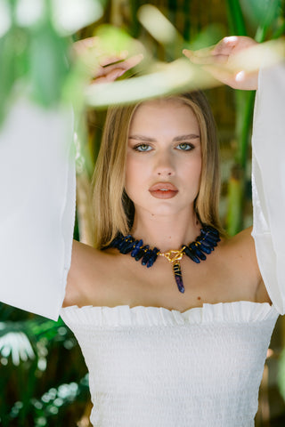 Bold Quartz Statement Necklace