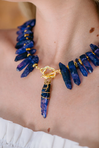 Bold Quartz Statement Necklace