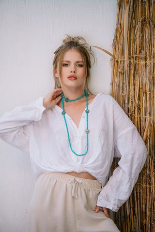 Long Turquoise Multiway Necklace