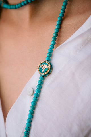 Long Turquoise Multiway Necklace