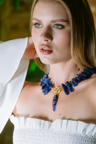 Bold Quartz Statement Necklace