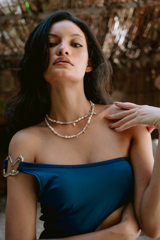 Pearl Harmony | Freshwater Pearl & Sterling Silver Necklace
