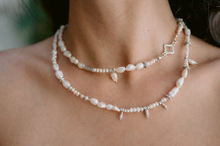 Pearl Harmony | Freshwater Pearl & Sterling Silver Necklace
