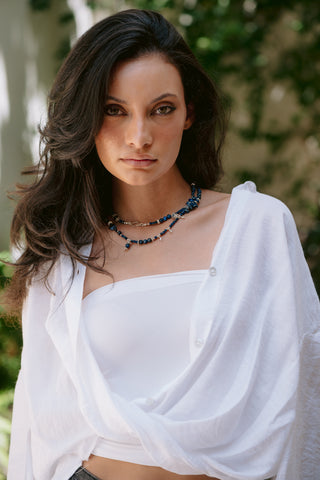 Azure Expression | Lapis Lazuli & Sterling Silver Necklace