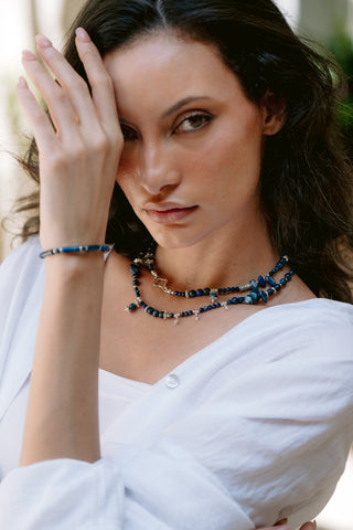 Azure Expression | Lapis Lazuli & Sterling Silver Necklace