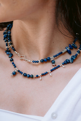 Azure Expression | Lapis Lazuli & Sterling Silver Necklace