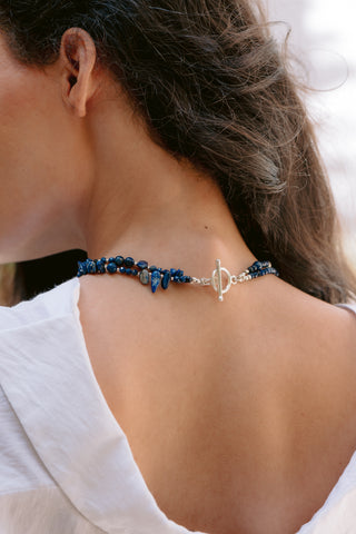 Azure Expression | Lapis Lazuli & Sterling Silver Necklace