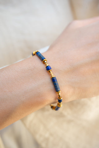 Azure Spark | Lapis Lazuli Bracelet