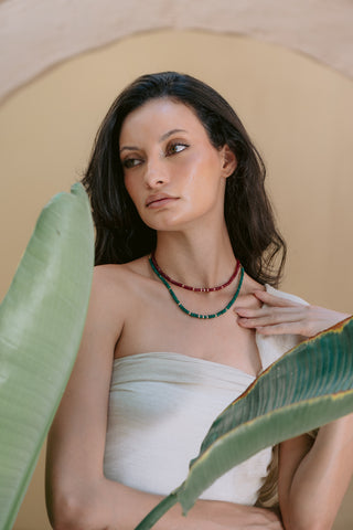 Ruby Allure | Genuine Ruby & 9K Gold Necklace