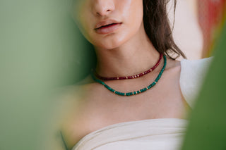 Ruby Allure | Genuine Ruby & 9K Gold Necklace