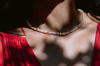 Pure Elegance | Freshwater Pearl & 9K Gold Necklace