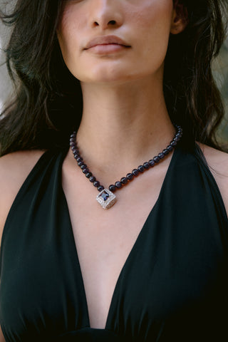Royal Amethyst | Amethyst & Sterling Silver Statement Necklace