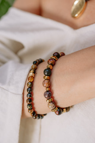 Earth Mosaic | Genuine Picasso Jasper Bracelet